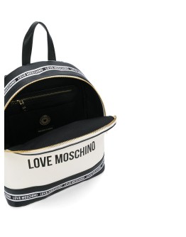 logo-print pebble backpack