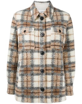 Gastoni checked shirt jacket