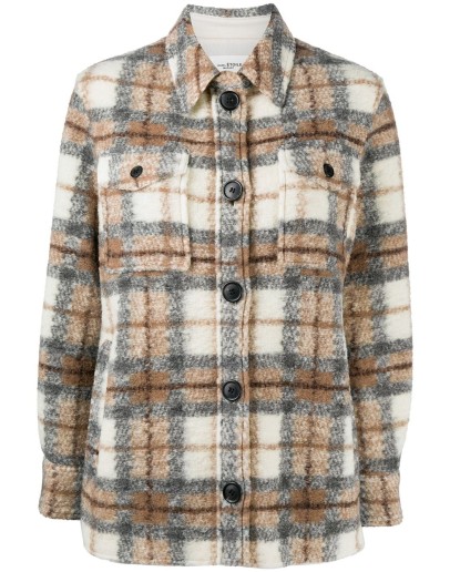 Gastoni checked shirt jacket