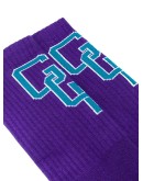 logo print cotton socks