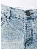 faded denim shorts