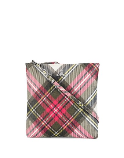 plaid crossbody bag