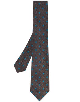 dotted pointed tie 