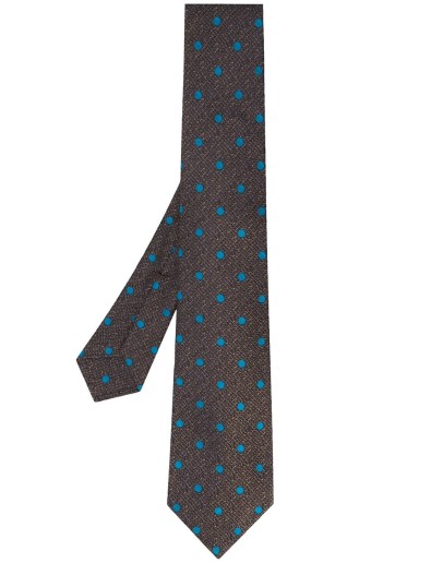 dotted pointed tie 