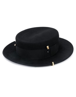 Canotier chain detail hat 