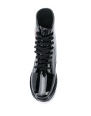 heart patch combat boots