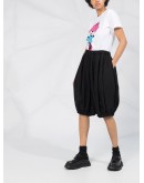 cocoon shape knee-length shorts