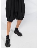 cocoon shape knee-length shorts