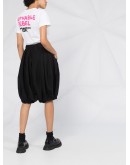 cocoon shape knee-length shorts