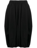 cocoon shape knee-length shorts