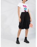 cocoon shape knee-length shorts