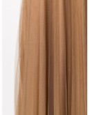 pleated tulle skirt