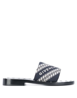 logo-print sandals
