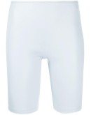 zip-up biker shorts