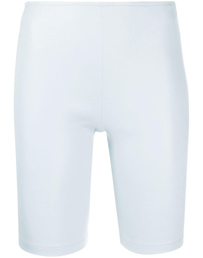zip-up biker shorts