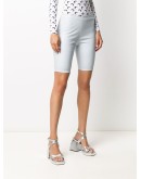 zip-up biker shorts
