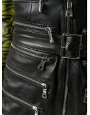 Rock multi-zip playsuit