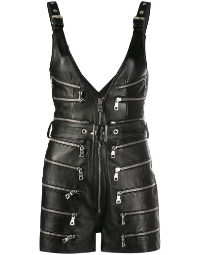 Rock multi-zip playsuit