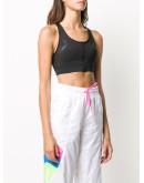 High-Impact zipped bra top