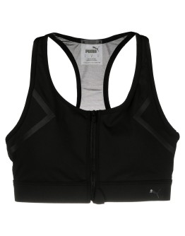 High-Impact zipped bra top