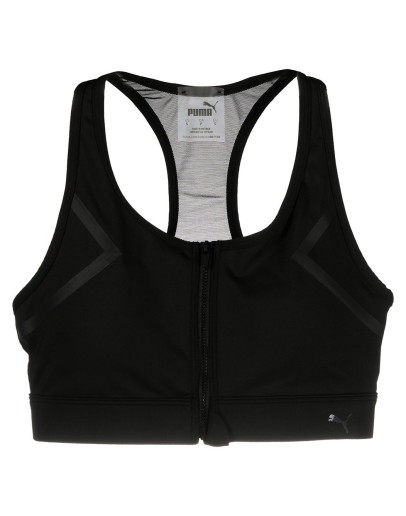 High-Impact zipped bra top