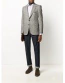 check print cotton shirt