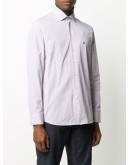 check print cotton shirt