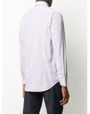 check print cotton shirt