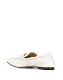T-plaque leather loafers