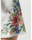 floral embroidered shorts