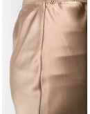 silk fitted midi skirt