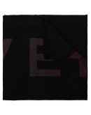 logo knitted scarf