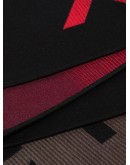 logo knitted scarf