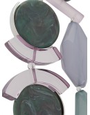 double-layer gemstone necklace