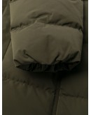 hooded down padded coat