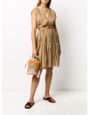 Reef embroidered bucket bag