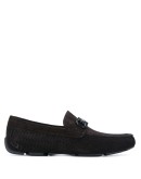 Gancini braided driver shoes