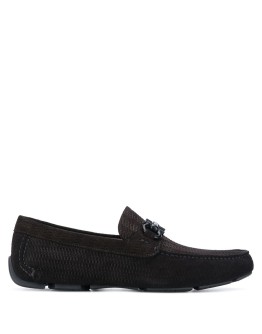 Gancini braided driver shoes