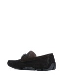 Gancini braided driver shoes