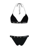 logo elasticated band bikini