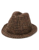tweed trilby hat