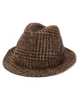 tweed trilby hat