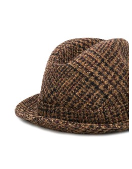 tweed trilby hat