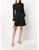 high waisted tailored shorts
