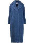 Camille faux-shearling long coat