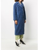 Camille faux-shearling long coat