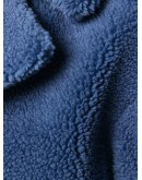 Camille faux-shearling long coat