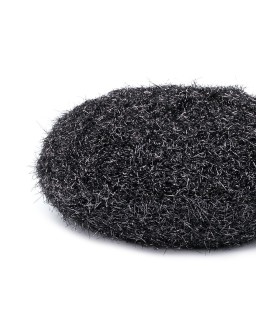 tinsel knit beanie