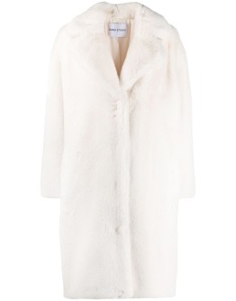 faux-fur coat