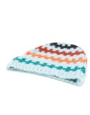 geometric knitted beanie hat 